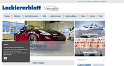 Desktop Screenshot of lackiererblatt.de